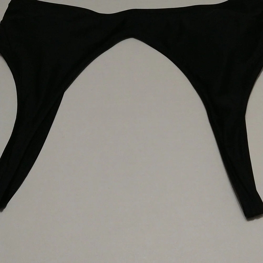 Aerie Deep Black Swim Suit Top Bralette Size XL